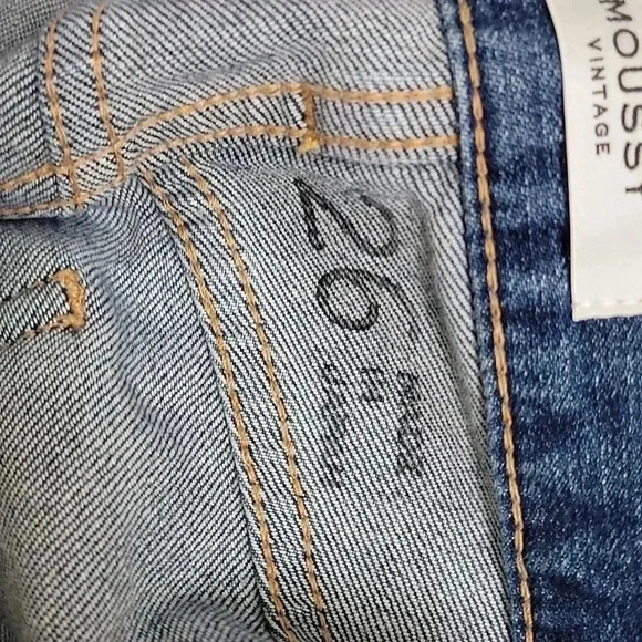 Moussy Vintage Cameron High Rise Skinny Jeans In Dark Blue - Picture 10 of 14